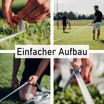 Faustball STRAB premium Spielfeldmarkierung mit praktischem Transportbeutel – für Faustball und Volleyball